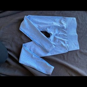 Blue Vital Seamless Gymshark Leggings